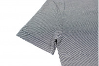 Merz b. Schwanen 2-Thread Heavy Weight T-Shirt - Fine Blue Stripe - 215.6602 - Image 5