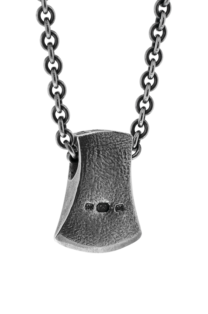 Neff Goldsmith Sterling Silver Necklace & Pendant - Axe Head - Image 1