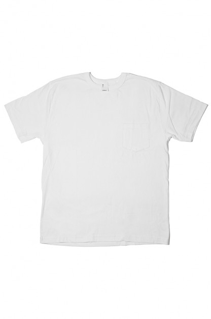 3sixteen T-Shirts w/ Pima Cotton 2-Pack - White w/ Pocket Pima