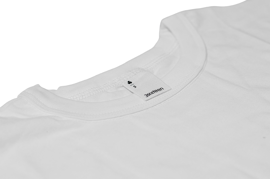 3sixteen T-Shirts w/ Pima Cotton 2-Pack - White w/ Pocket Pima - Image 4