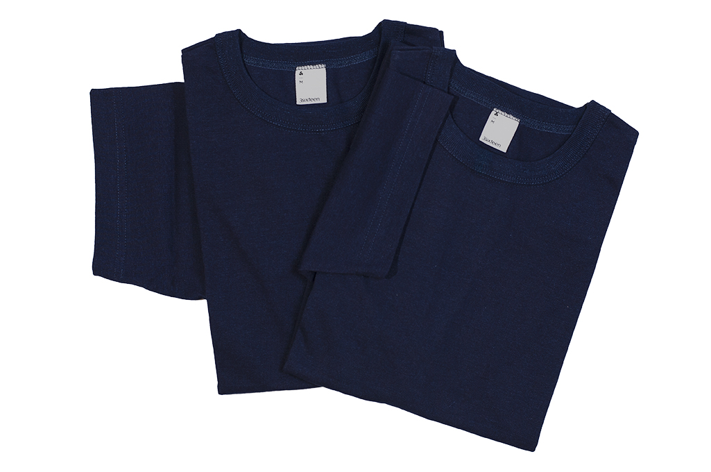 3sixteen Heavyweight T-Shirts / 2-Pack - Indigo-Dyed