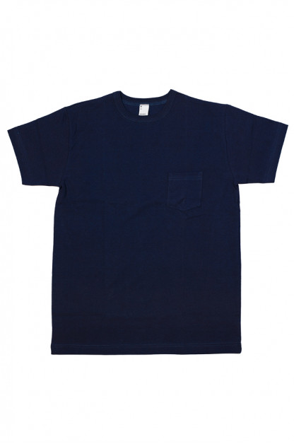 3sixteen Heavyweight T-Shirts / 2-Pack - Indigo-Dyed w/ Pockets