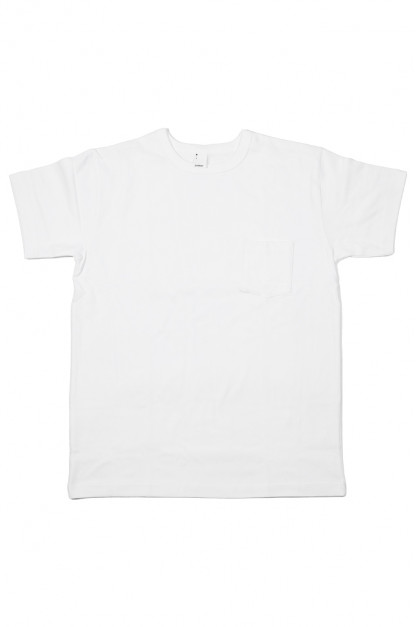 3sixteen Heavyweight T-Shirts / 2-Pack - White w/ Pockets