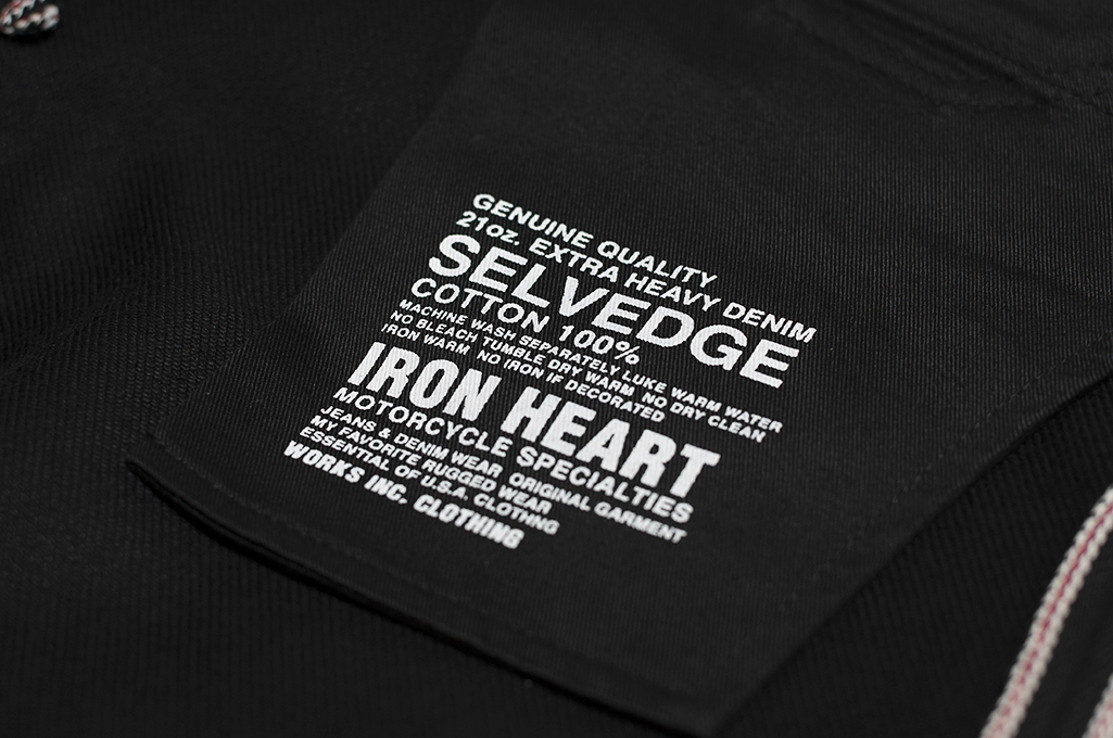 Iron Heart 8301s SBG Super Black Fade-To-Gray Denim