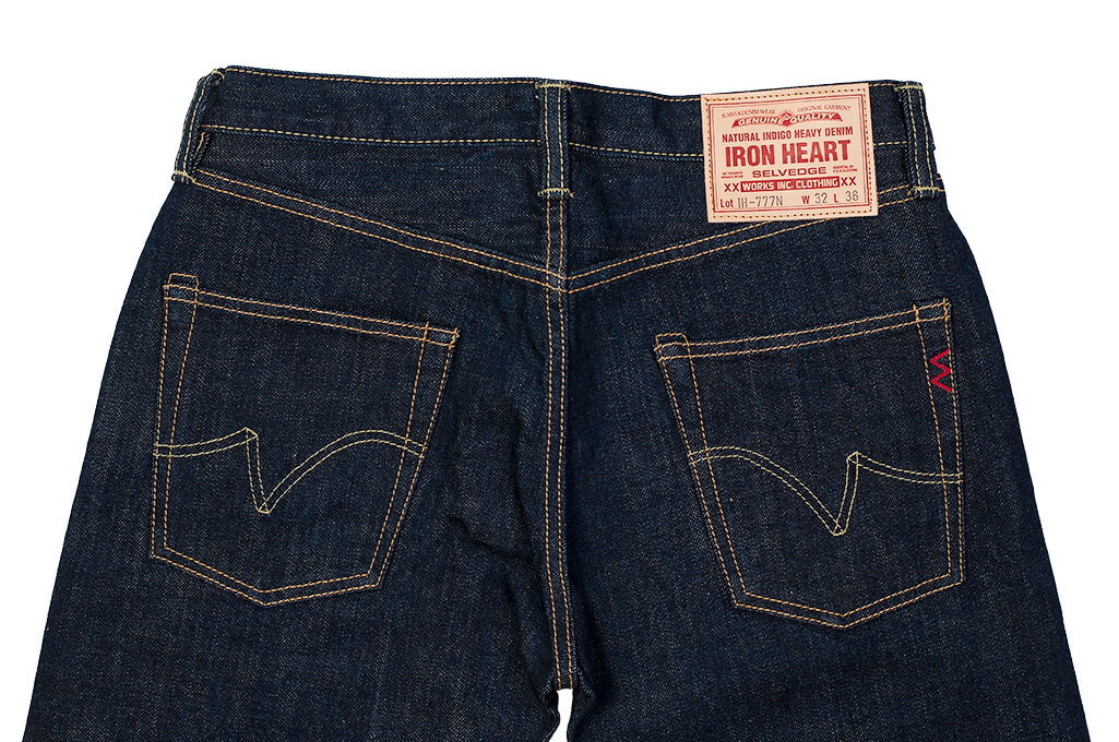 Iron Heart 777N 17oz Natural Indigo Jeans - Slim Tapered - Image 13