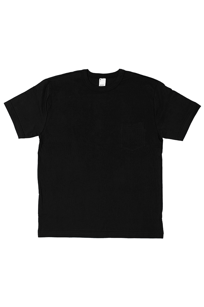3sixteen T-Shirts w/ Pima Cotton 2-Pack - Black w/ Pocket Pima - Image 0