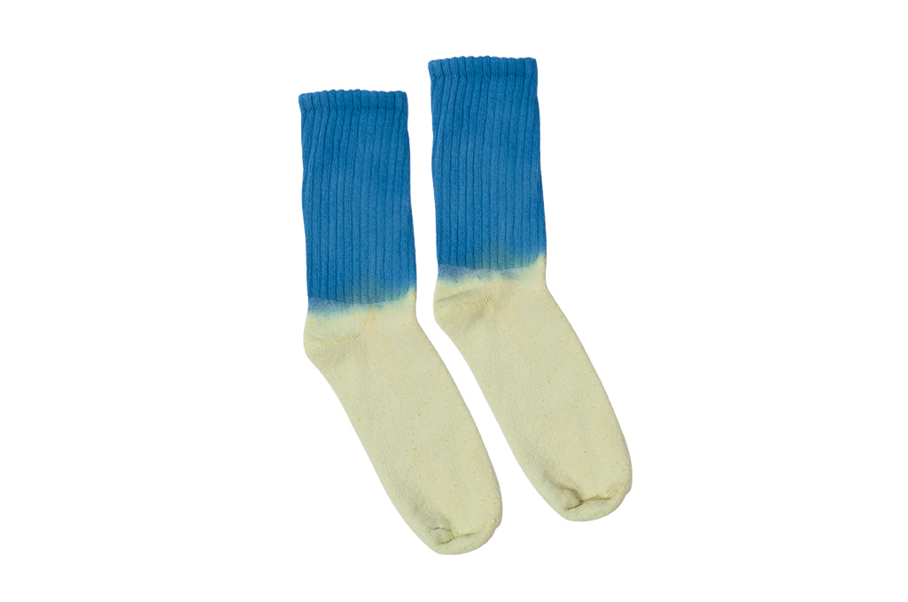 EXCEL / PLAY 2WIN - Hand-Dyed Socks / Blue Top