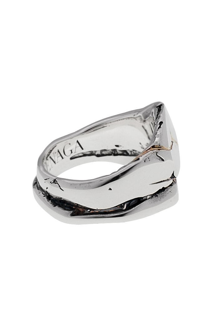 Kei Shigenaga Sterling Silver & 18k Gold Ring - Koryu - Image 4