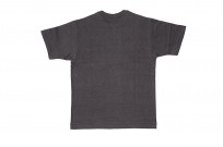 Warehouse Slub Cotton T-Shirt - Black Plain - Image 6