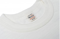 Warehouse Slub Cotton T-Shirt - White Plain - Image 4