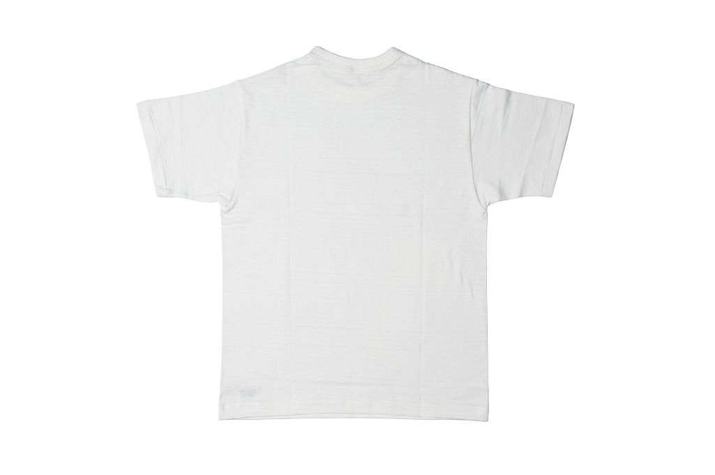 Warehouse Slub Cotton T-Shirt - White Plain - Image 6