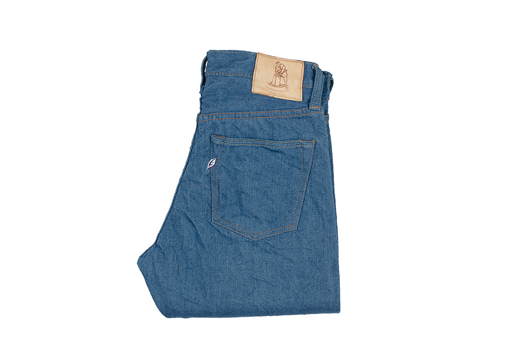 Pure Blue Japan BG-019 Blue Gray Denim Jeans - Straight Tapered - Image 6