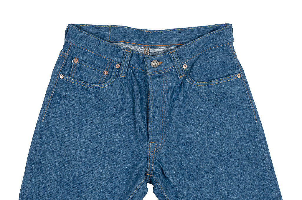 Pure Blue Japan BG-019 Blue Gray Denim Jeans - Straight Tapered - Image 7