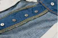 Pure Blue Japan BG-019 Blue Gray Denim Jeans - Straight Tapered - Image 21