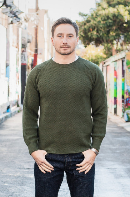 Stevenson Absolutely Amazing Merino Wool Thermal Shirt - Forest Green