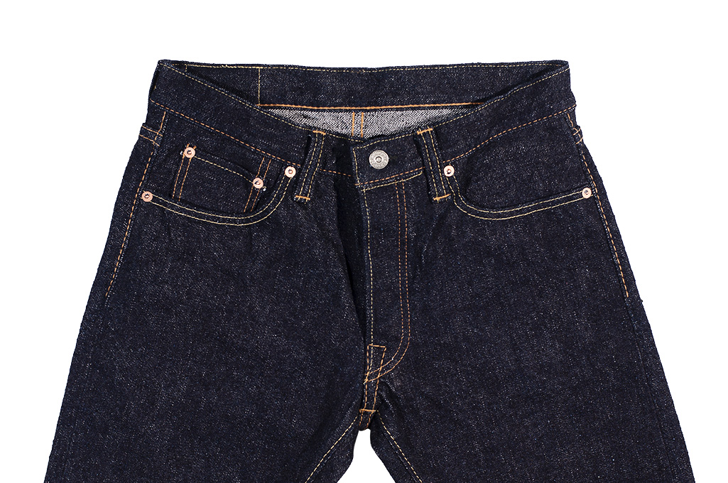 Pure Blue Japan NP-013 17oz Nep Denim Jeans - Slim Tapered - Image 7