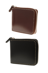 Iron Heart Zip-Secured Shell Cordovan Wallets - Image 0