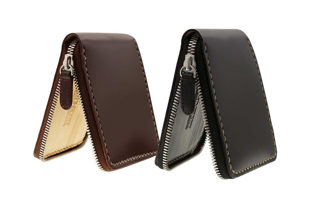 Iron Heart Zip-Secured Shell Cordovan Wallets