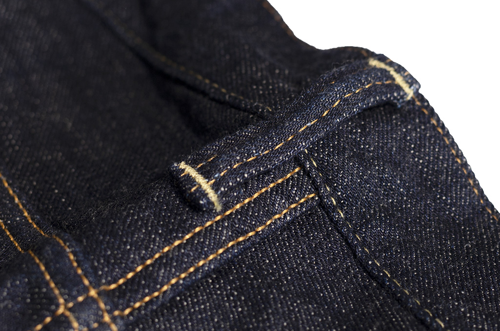Studio D’Artisan G-003 15oz Slubby Denim Jeans - Slim Tapered Rinsed - Image 15