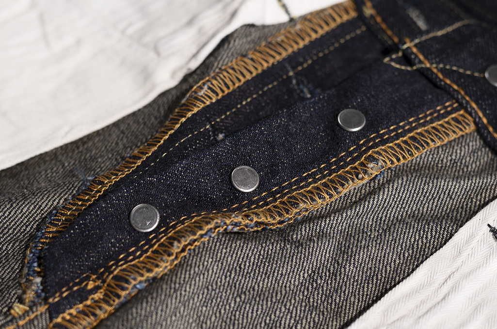 Studio D’Artisan G-003 15oz Slubby Denim Jeans - Slim Tapered Rinsed - Image 18