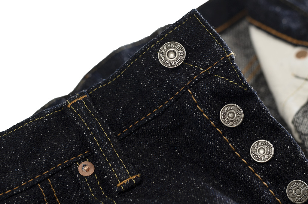 Pure Blue Japan SR-013 18oz Super Rough Denim Jeans - Slim Tapered