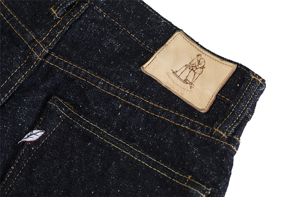 Pure Blue Japan SR-013 18oz Super Rough Denim Jeans - Slim Tapered - Image 11