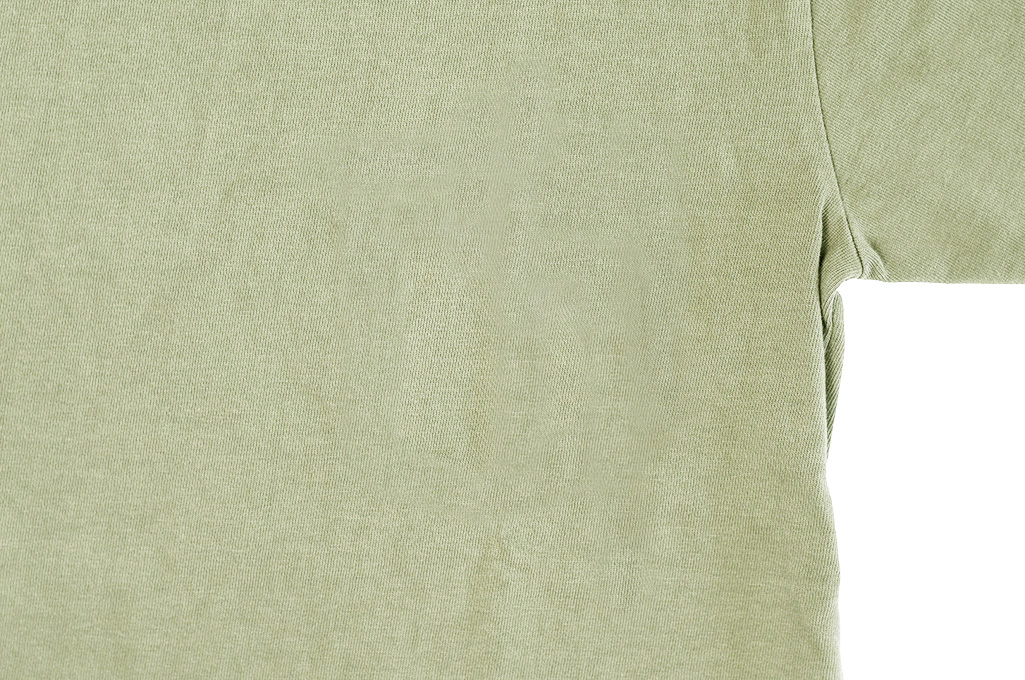 3sixteen Garment Dyed Plain T-Shirt - Military Green - Image 4