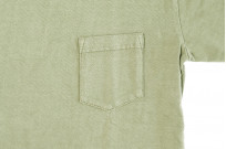 3sixteen Garment Dyed Pocket T-Shirt - Military Green - Image 5