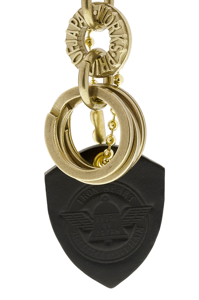 Iron Heart Brass Triple-Ring - S-Hook Keyhook - Image 3