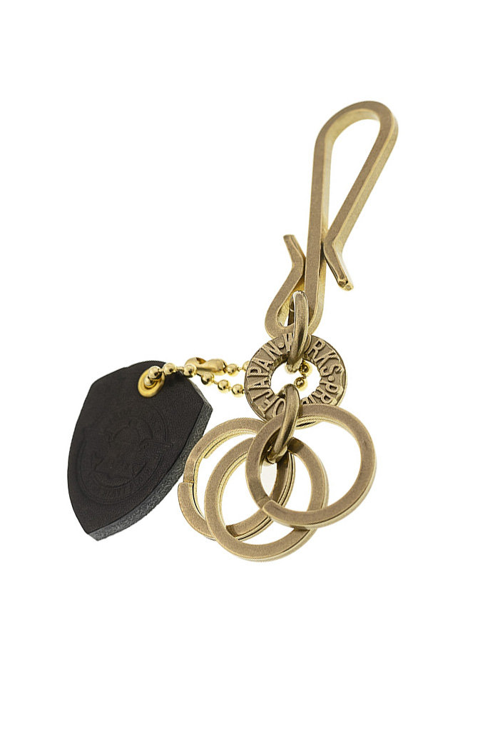 Iron Heart Brass Triple-Ring - S-Hook Keyhook - Image 4
