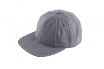 Poten Japanese Made Cap - Washed Out Black Linen - Image 1