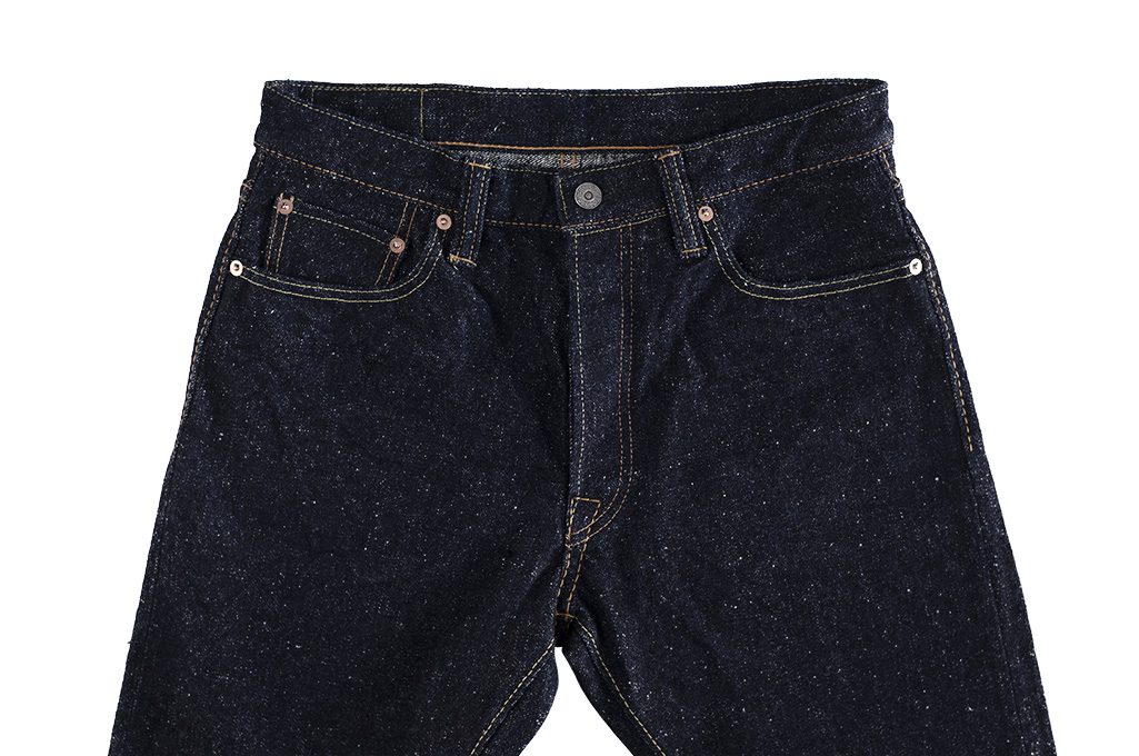 Pure Blue Japan SR-019 18oz Super Rough Denim Jeans - Straight Tapered - Image 6