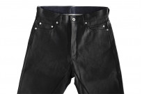 Rick Owens for Self Edge Heavyweight DRKSHDW Detroit Jeans - Made in Japan 16oz Black Waxed - Image 11