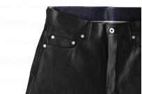 Rick Owens for Self Edge Heavyweight DRKSHDW Detroit Jeans - Made in Japan 16oz Black Waxed - Image 12