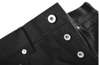 Rick Owens for Self Edge Heavyweight DRKSHDW Detroit Jeans - Made in Japan 16oz Black Waxed - Image 14