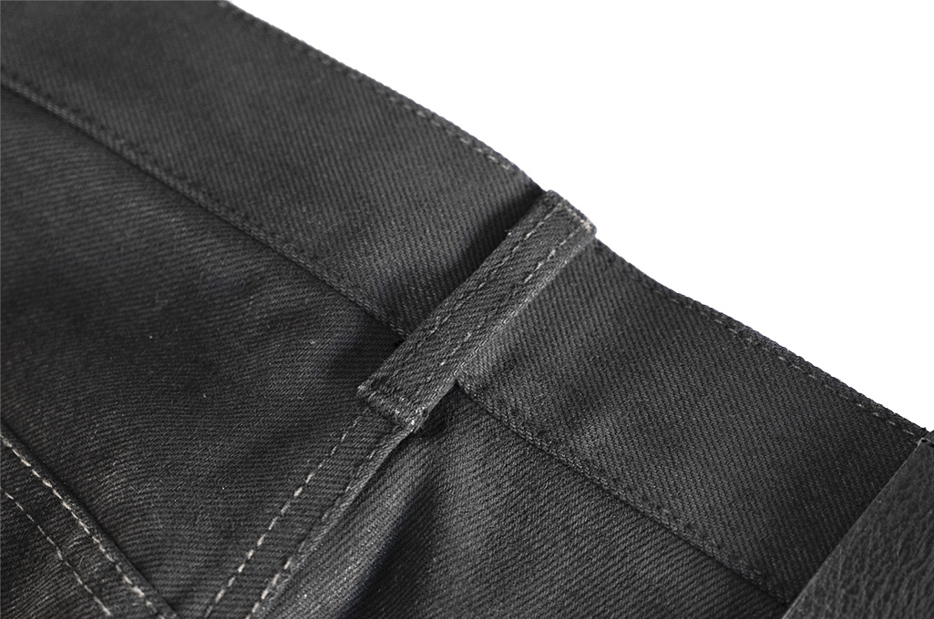 Rick Owens for Self Edge Heavyweight DRKSHDW Detroit Jeans - Made in Japan 16oz Black Waxed - Image 19