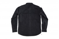 Iron Heart 18oz Vintage Indigo Denim CPO Shirt - Overdyed Black - Image 16