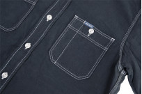Iron Heart 5.5oz Selvedge Overdyed Chambray - Short Sleeved Work Shirt - Image 7