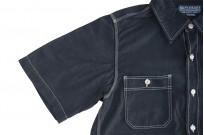 Iron Heart 5.5oz Selvedge Overdyed Chambray - Short Sleeved Work Shirt - Image 8