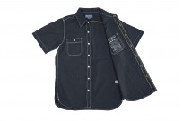 Iron Heart 5.5oz Selvedge Overdyed Chambray - Short Sleeved Work Shirt - Image 13