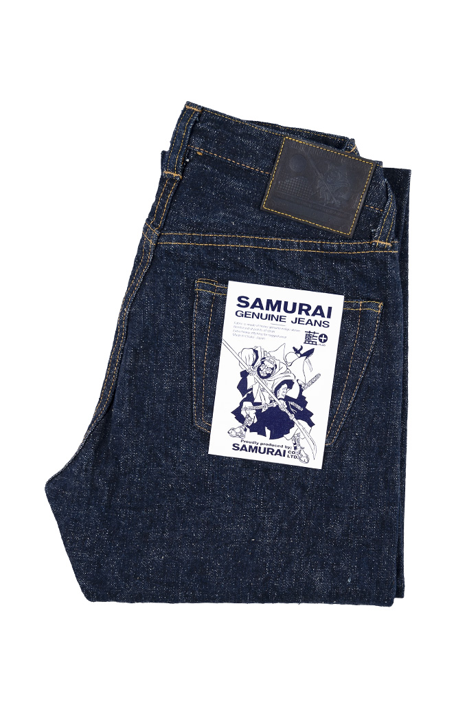 Samurai S211AX AI-BENKEI 18oz Natural Indigo Denim Jean - Straight Tapered