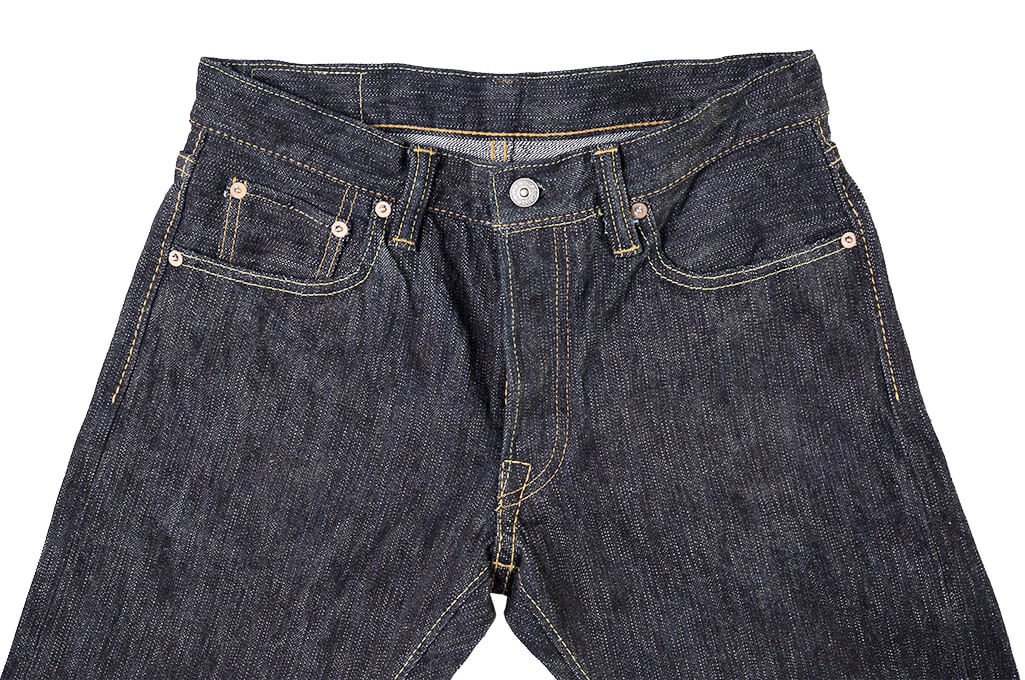 Pure Blue Japan EX-013 17.5oz Extra Slub Denim Jeans - Slim Tapered - Image 7