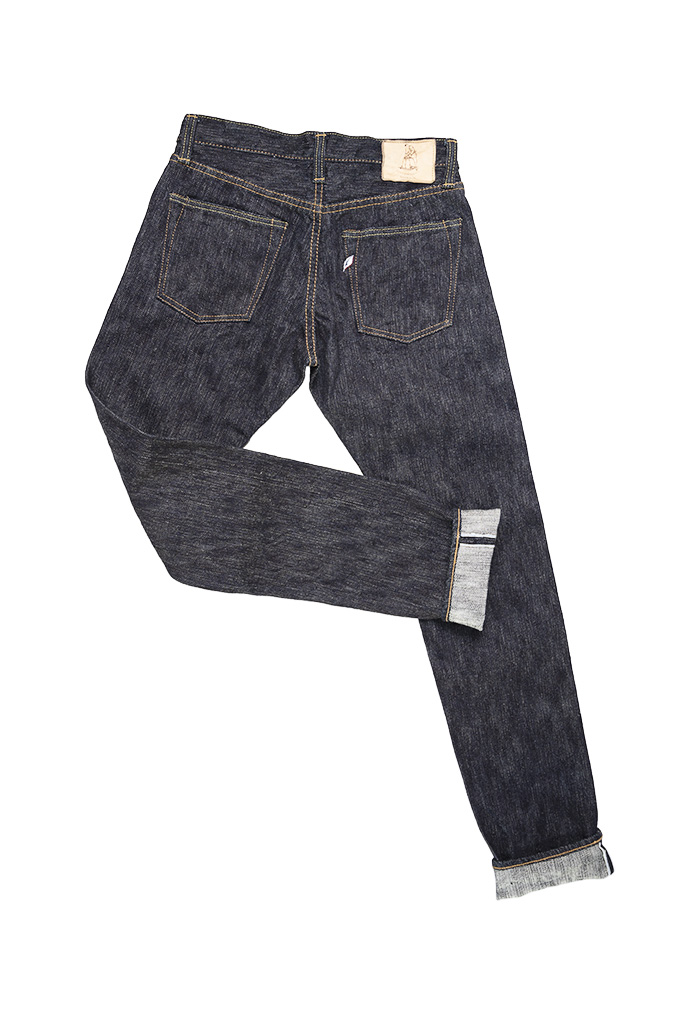 Pure Blue Japan EX-013 17.5oz Extra Slub Denim Jeans - Slim Tapered - Image 12