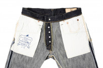 Pure Blue Japan EX-013 17.5oz Extra Slub Denim Jeans - Slim Tapered - Image 16