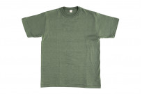 Warehouse Slub Cotton T-Shirt - Green Plain - Image 1
