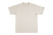 Warehouse Slub Cotton T-Shirt - Oatmeal Pocket - Image 1