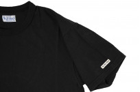 Flat Head Loopwheeled Blank T-Shirt - Black - Image 3