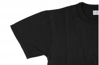 Flat Head Loopwheeled Blank T-Shirt - Black - Image 4
