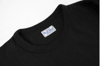 Flat Head Loopwheeled Blank T-Shirt - Black - Image 5