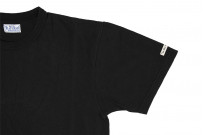 Flat Head Loopwheeled Blank T-Shirt - Black - Image 6